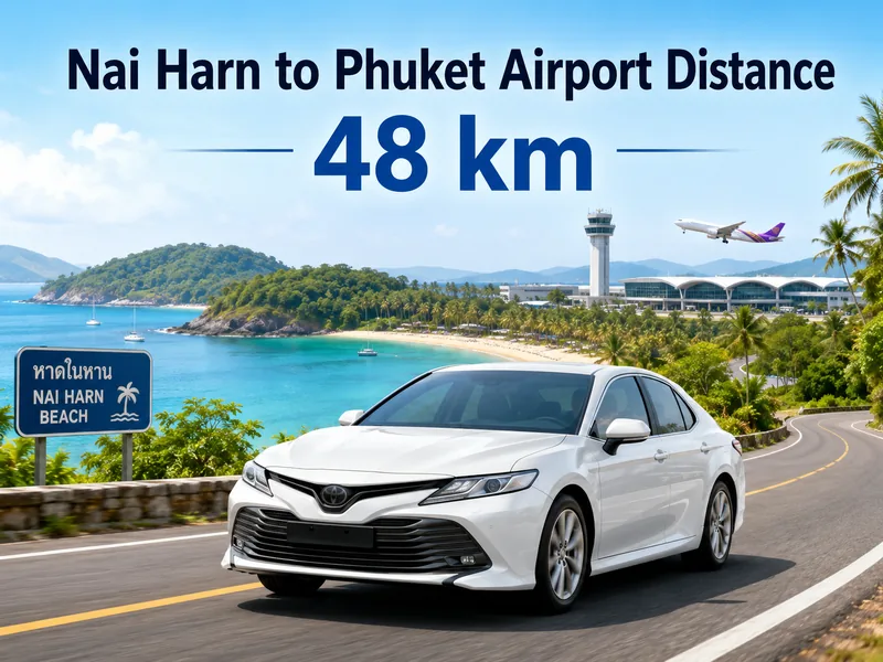 Taxi from Nai Harn to Phuket airport