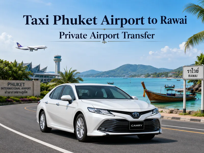 Taxi from Phuket airport to Rawai